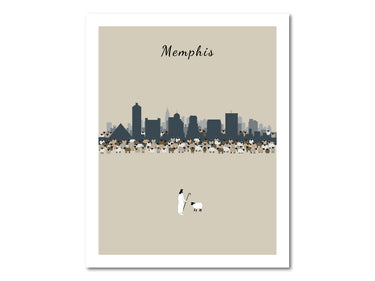 Lost Sheep from Memphis Poster Print